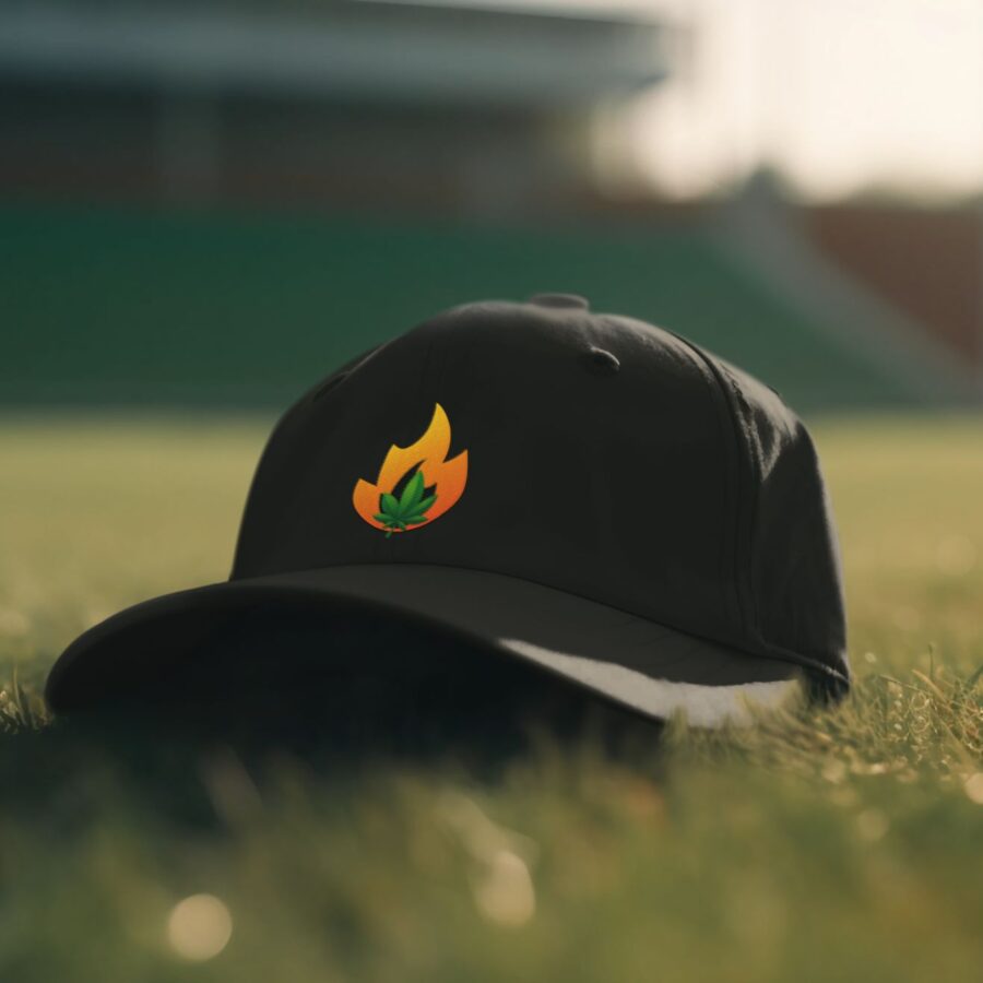 Hella Lit Flame Athletic Cap